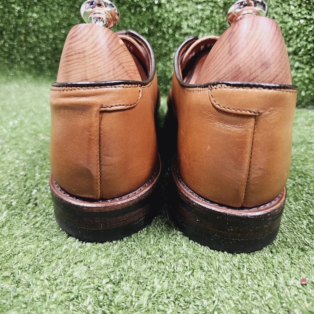 Allen Edmonds Dainite Fifth Avenue Walnut Brown Cap-Toe Dress Shoes Mens‎ 10.5 D
